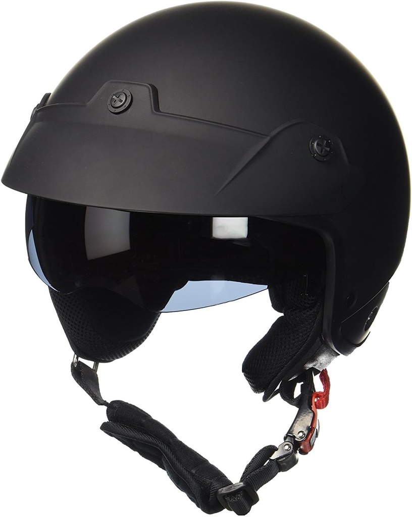 protectWEAR Jet Helmet Casca de motocicleta cu parasolar integrat si scut H740 - L