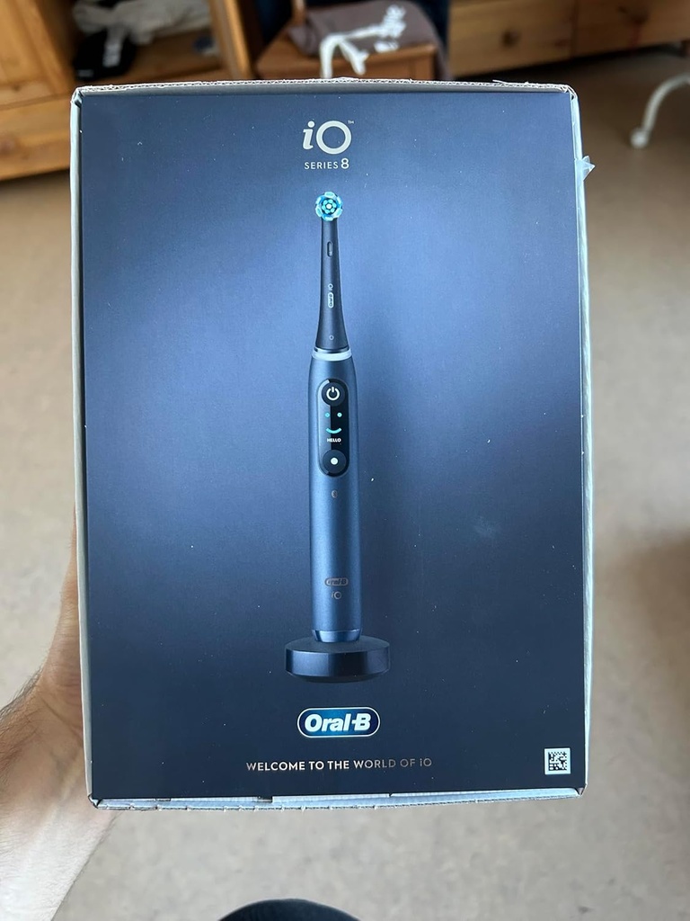 Periuță de dinți electrică Oral-B Pro Series 3 Plus Edition, 3 capete de perie, cu control vizual la 360° a presiunii pentru îngrijirea bucală, proiectată de Braun, negru