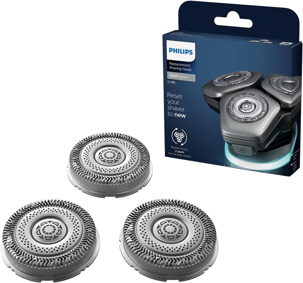 Cap de schimb Philips SH91/50, compatibil cu aparatele de ras electric pentru bărbați Philips, seria 9000, 9000 Prestige și 8000