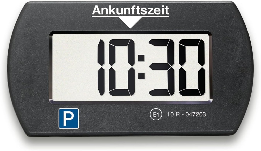 Needitează discul electronic de parcare Park Mini | Disc de parcare electrică automată aprobat de Autoritatea Federală de Transport Auto | Parchimetru digital cu 2 afișaje | Functionalitate maxima intr-un format minim