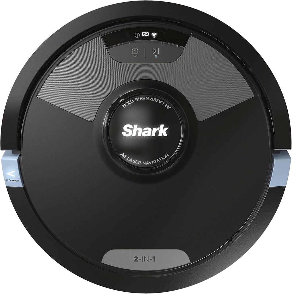 Aspirator robot SHARK 2-în-1 AI Ultra [RV2600WSEU] cu scurgere automată: aspirație puternică, mop sonic, înveliș împotriva părului, covoare și podele dure, aplicație WiFi