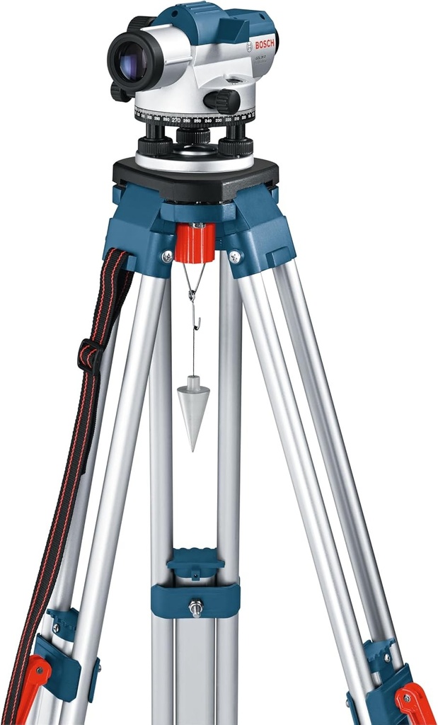 Nivel optic Bosch Professional GOL 26 D (marire 26X, unitate de masurare: 360 de grade, raza de actiune: pana la 100 m, in carcasa)