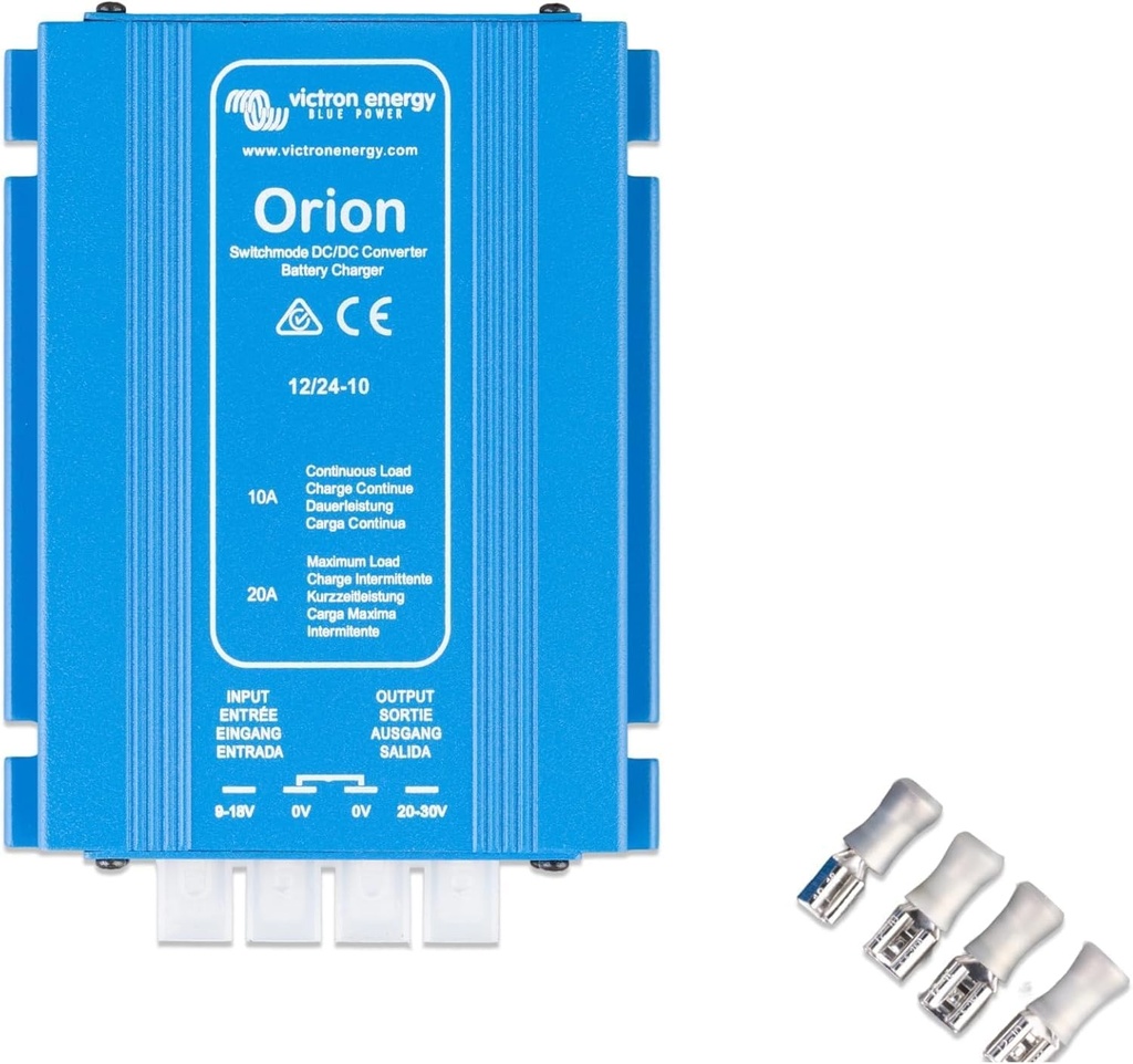 Victron Energy Orion IP20 12/24 volti 10 amperi DC-DC Convertor de putere mare, neizolat