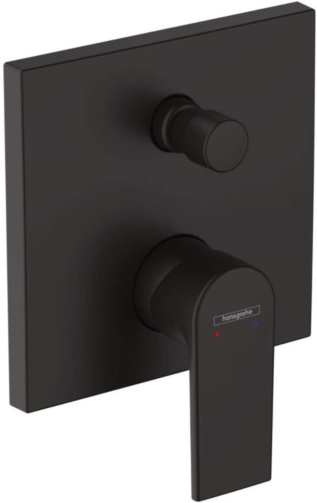 hansgrohe Vernis Shape Baterie de baie incorporata cu o singura maneta, negru mat, 71468670