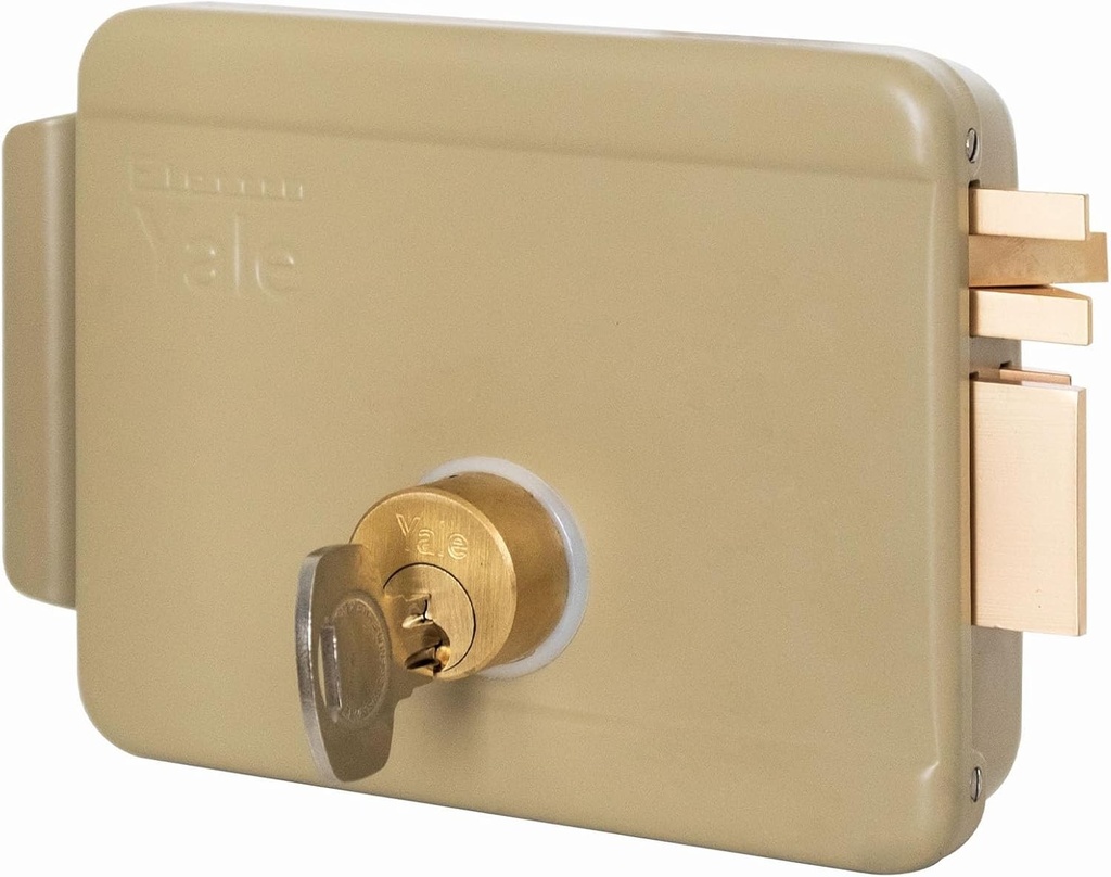 Broasca electrica Yale Y68000601 pentru porti, dreapta, otel vopsit, joasa tensiune, spate 60 mm