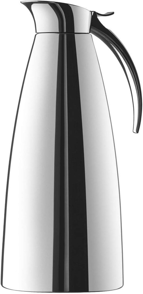 Urcior Izolat Emsa Eleganza 502664 | Capacitate 1,3 L | Capac ușor de deschis | 12h cald, 24h rece | Oțel inoxidabil, argint