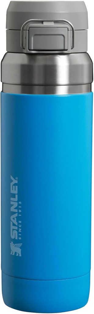 Sticla Stanley Go Quick Flip Water Bottle din otel inoxidabil de culoare Citron 1.06L, dimensiuni: 8.7cm x 8.7cm x 29cm, 675304