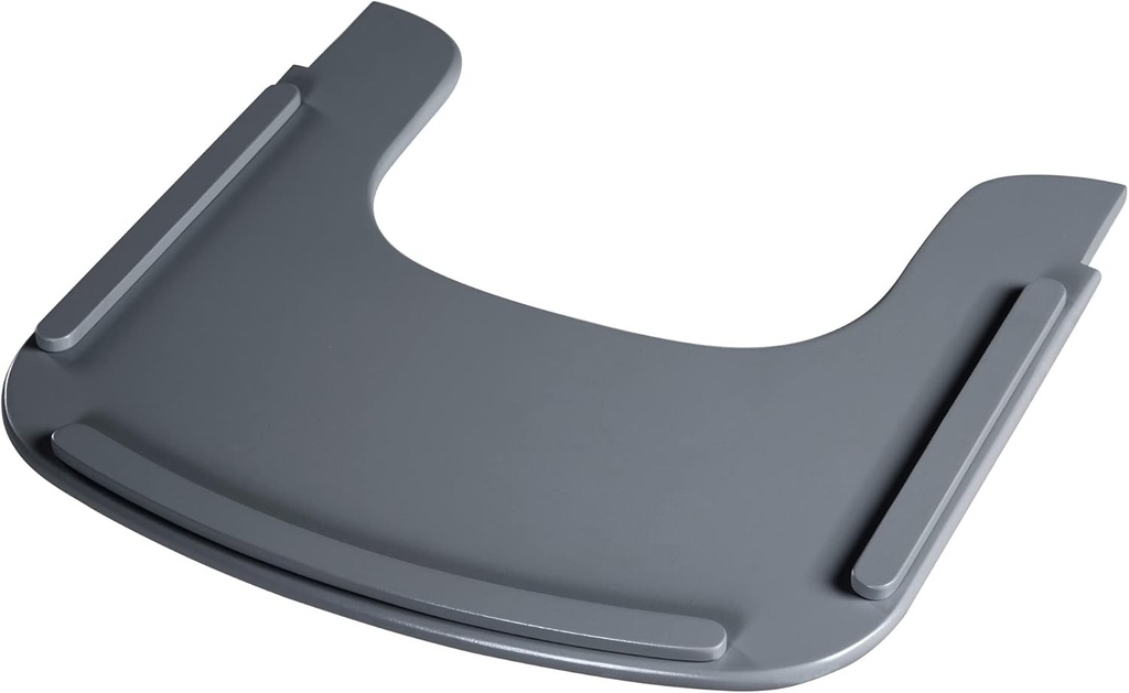 tava de hranire din lemn roba - Extensie si accesoriu pentru scaun inalt Sit Up Flex - Compatibil cu sistemul de curele si suporturi pentru scaun inalt - de la 6 luni - Antracit