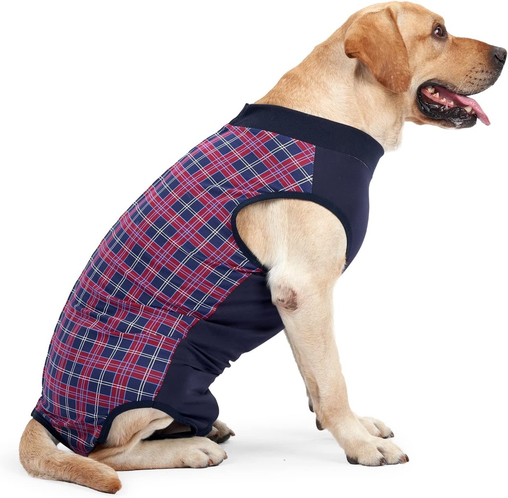 HEYWEAN Costum de corp pentru caini dupa operatie pentru castrare pentru protectia ranilor pentru caini, costum profesional de recuperare pentru animale de companie Camasa medicala pentru caini, costum de corp dupa operatie costum chirurgical pentru caini