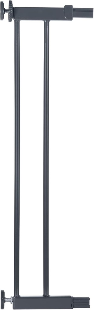 Siguranta pe primul loc. Extensie poarta 14 cm pentru inchidere usoara, inchidere automata si porti pentru bebelusi cu trepte plat, prelungire poarta scari, 6 luni - 2 ani, negru metalic