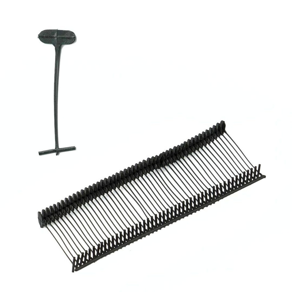 Pokornys - 5.000 de fire (25 mm) pentru pistoale de etichetare standard - Ace de plastic negru pentru etichetarea hainelor si a altor tesaturi - Potrivit pentru etichete de carton perforat (5.000 de bucati)