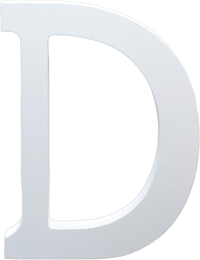Besch Litere mari majuscule decorative din lemn 15 cm (D)