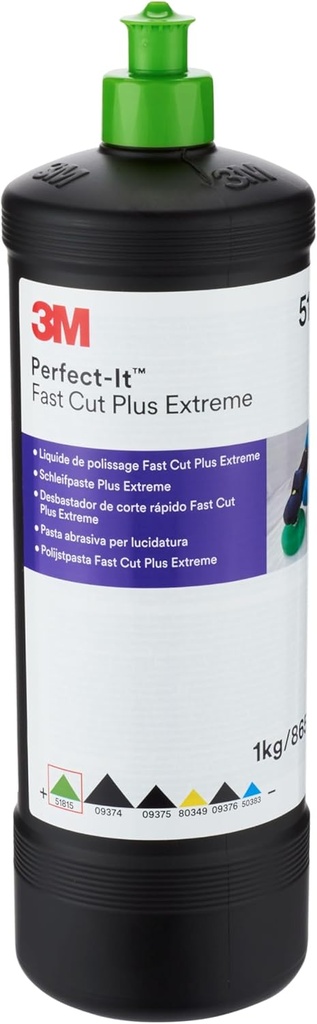 3M Perfect-it Fast Cut Plus Extreme 51815 - Pentru lustruirea și finisarea mașinilor - Sticla de 1 kg