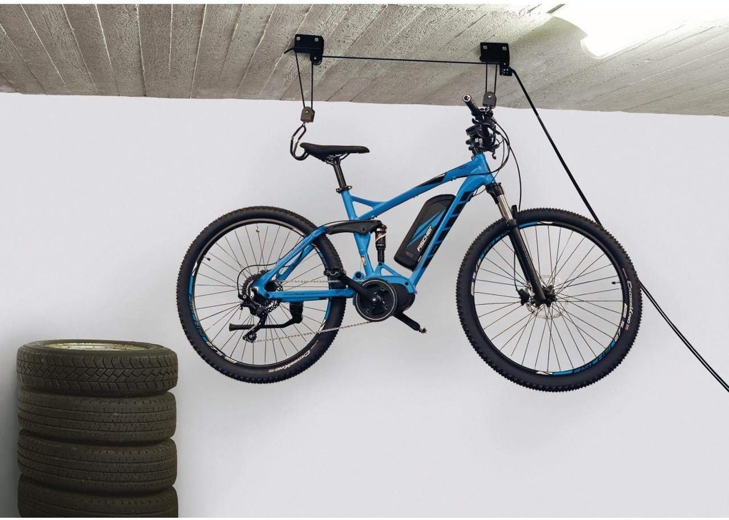 Lift pentru biciclete Fischer 50387, negru, capacitate de încărcare până la 57 kg