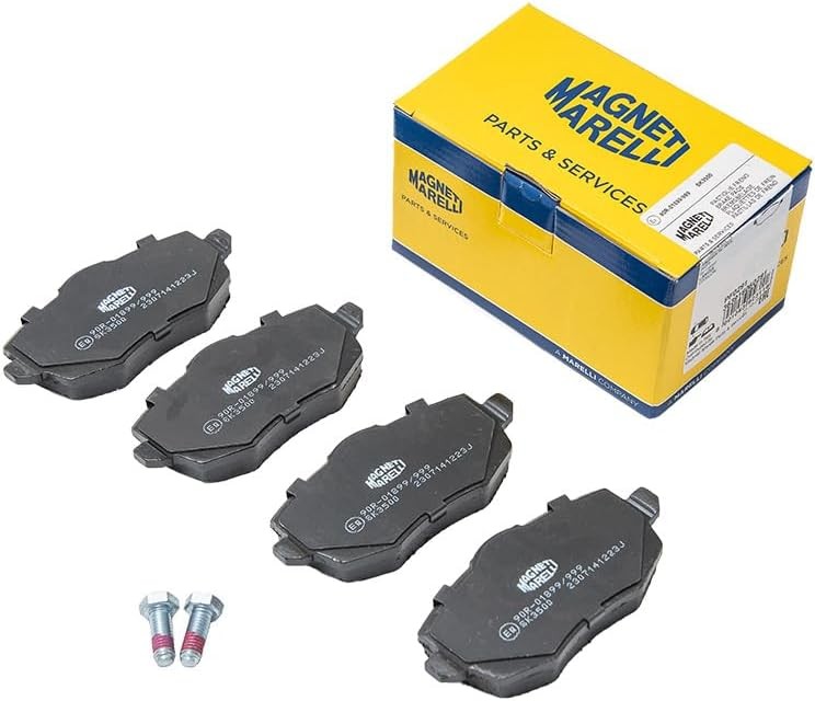 Piese si servicii Magneti Marelli - placute de frana fata 1559698 cu senzori de uzura, accesorii auto de inalta performanta si protectie - placute de frana compatibile cu Fiat Ford Lancia si altele
