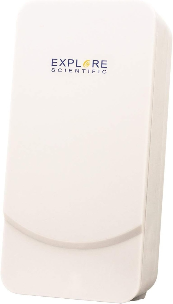 Senzor de temperatura si umiditate fara fir Explore Scientific ST1003H, montare pe perete sau pe masa, alb