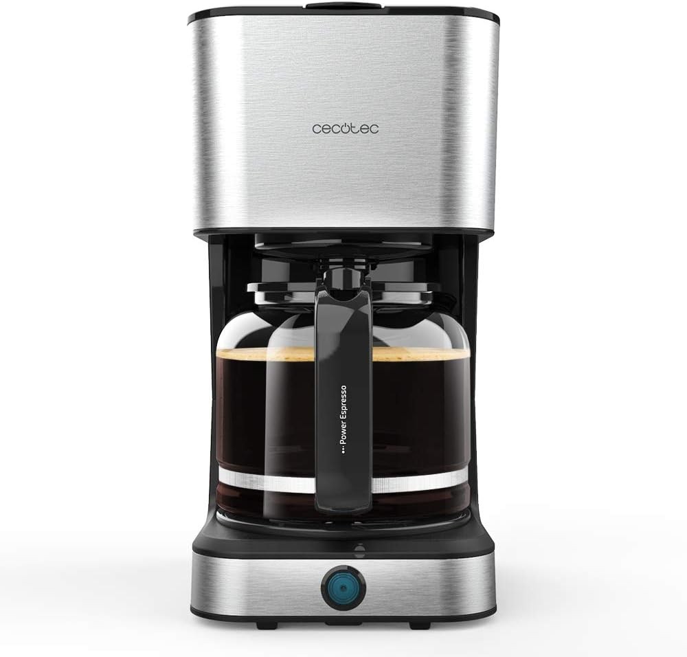 Cafetiera Cecotec Coffee 66 Heat cu picurare. Tehnologie ExtremeAroma, capacitate de 1,5 litri, carafa rezistenta la caldura.