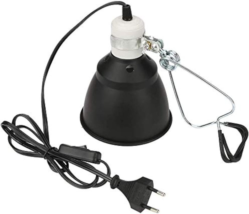 POFET E27 Reptile Turtle Heat UVA/UVB Bec Suport, 300W Reptile Incalzire Spot pentru pui de pui