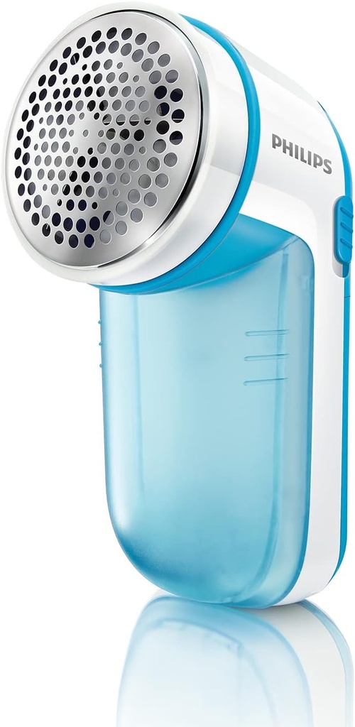 Eliminator electric de scame Philips - Îndepărtează bilele pentru haine, albastru (GC026/00)