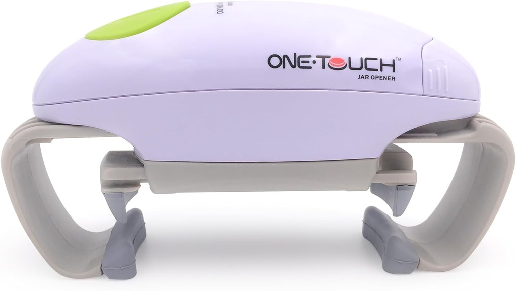 ONE TOUCH KC12 Deschizator de borcane cu mâini libere - Fără efort la atingerea unui buton verde - Ideal pentru persoanele cu probleme de prindere