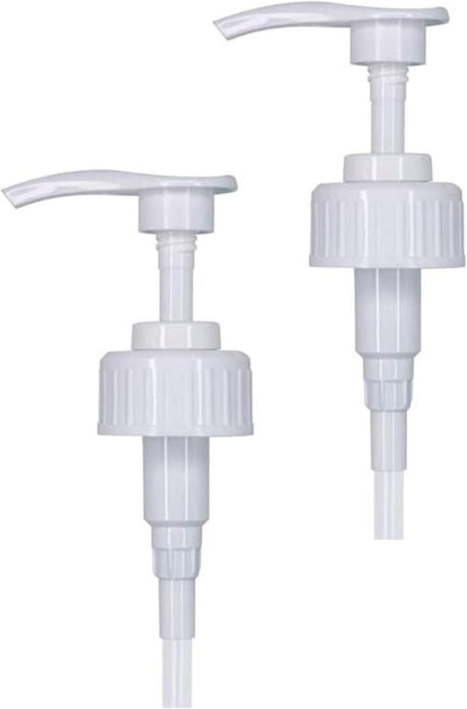IBEX MART Pelican Dozator cu pompa pentru recipiente de 5 litri, 38 mm, alb, 2 bucati, dozator cutie de 5 ml, pompa de 5 l, dozator de sapun de maini