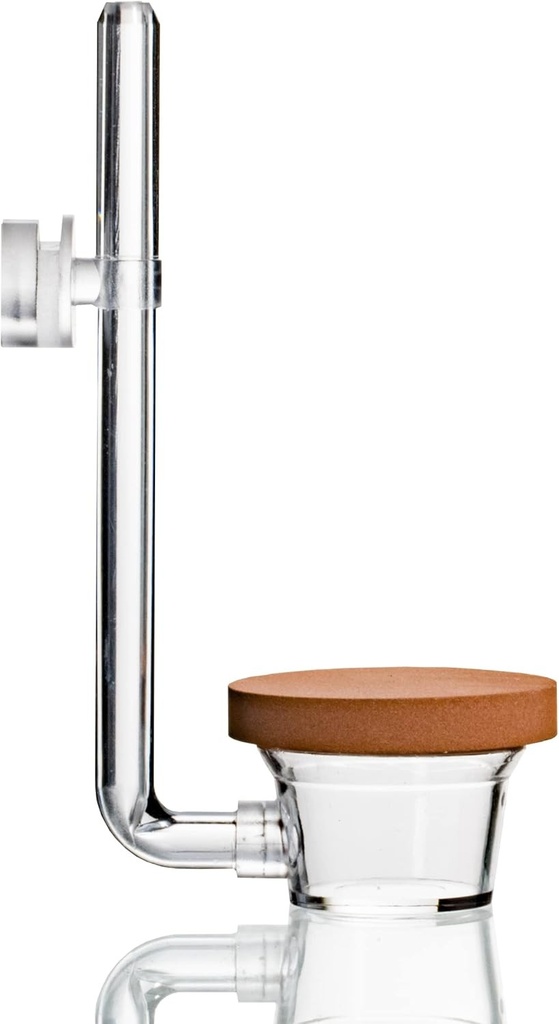 TWINSTAR CO2 Diffuser L | Acvarii de apa dulce de pana la 450 de litri | Fabricat in Coreea de Sud | margele extrem de fine | Membrana mai poroasa (Marimea L - pentru acvarii de pana la 450 de litri)