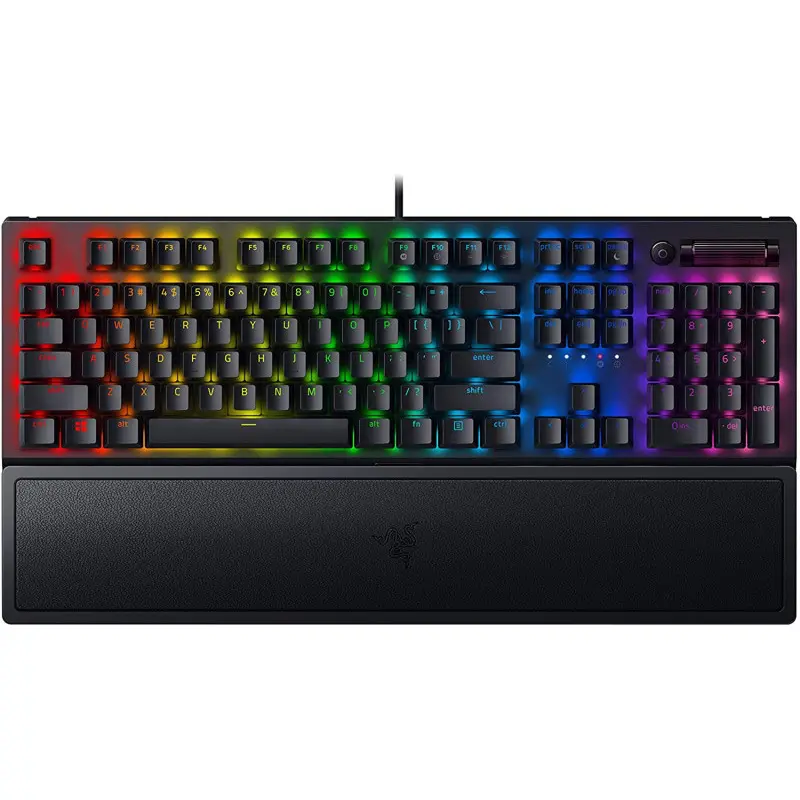 Razer BlackWidow V3 (Comutator Verde) - Tastatura Mecanica de Gaming (Comutatoare Mecanice Clicky, Taste Doubleshot ABS, Taste Media, Manual...)