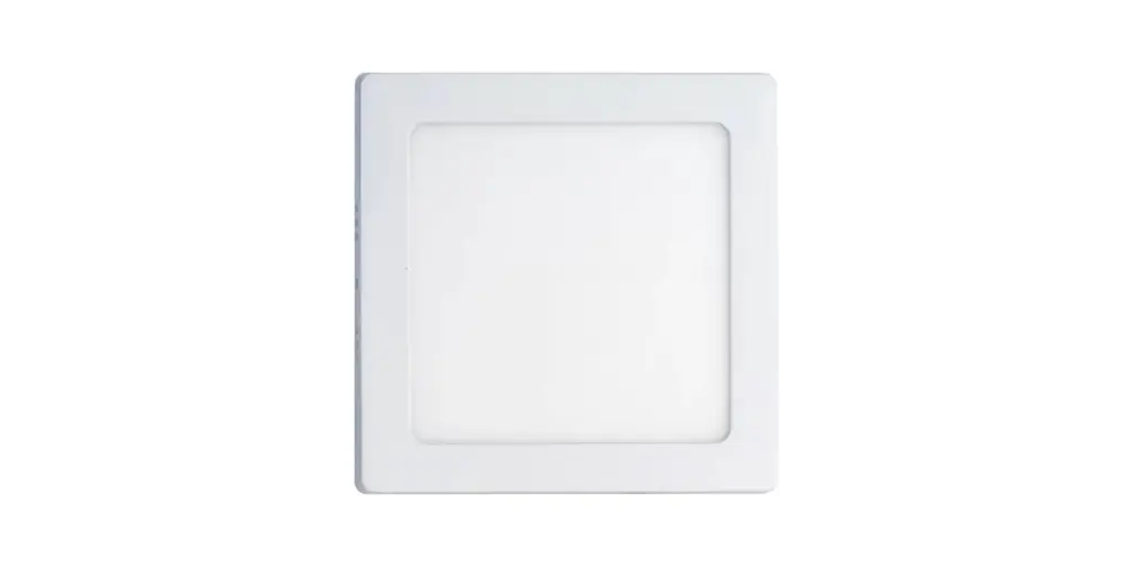 Spot Led Patrat Cu Rama Alba