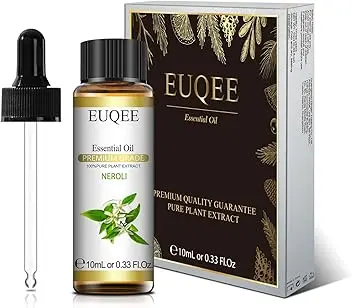 Ulei esential vanilie EUQEE (10 ml) cu pipeta de sticla, excelent pentru difuzoare, sapunuri si lumanari       