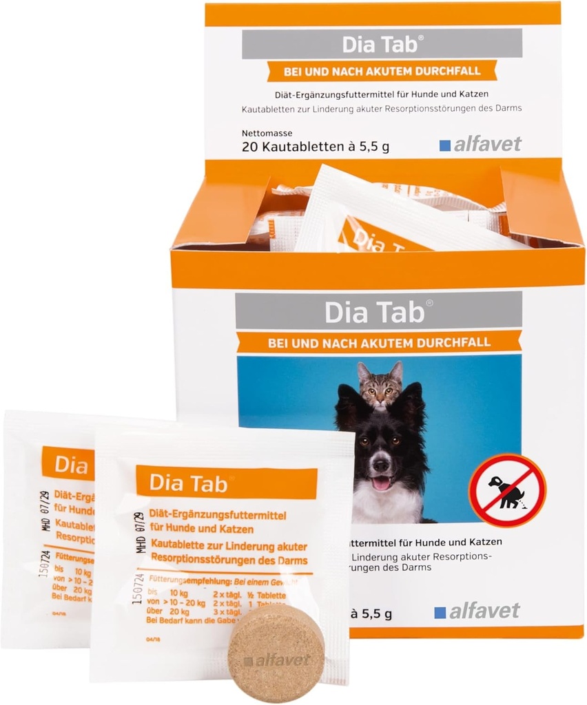 Alfavet Diatab 20X5G (Format de calatorie)