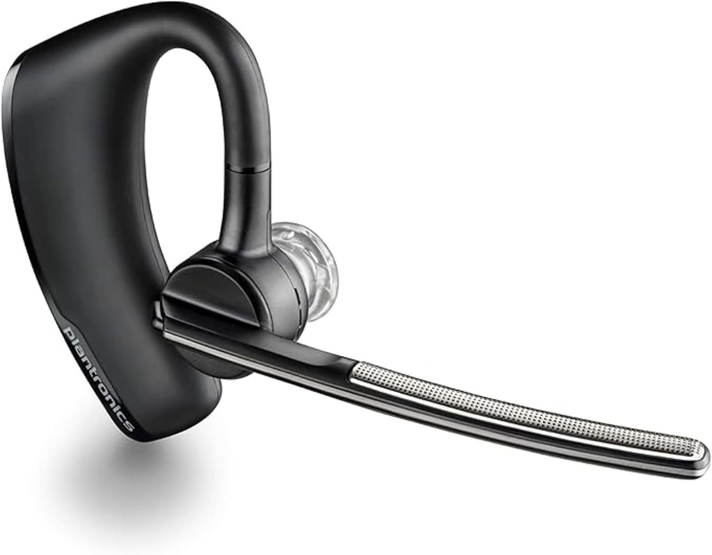 Plantronics - Voyager Legend (Poly) - Casti Bluetooth, cu o ureche (monoaural) - Se conecteaza la PC, Mac, tableta sau telefon mobil cu anulare a zgomotului, negru 