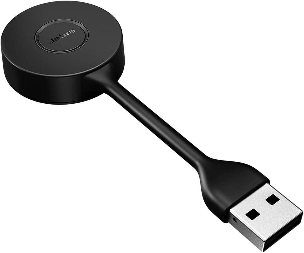 Adaptor Jabra Link 400 USB-A DECT - Dongle portabil si durabil cu raza de actiune wireless protejata de pana la 150 m pentru anumite casti wireless Jabra Engage - Varianta MS - Negru, 14205-11
