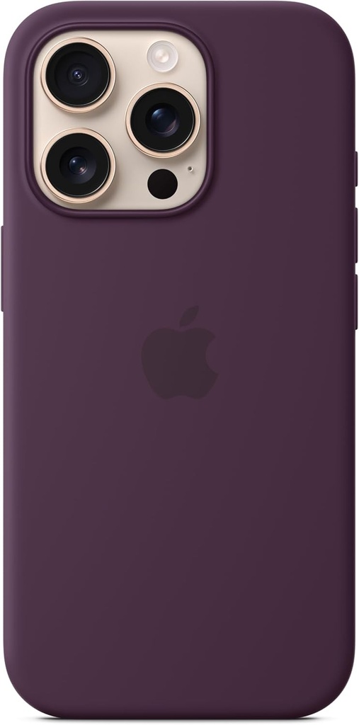 Husa din silicon Apple pentru iPhone 16 Pro cu MagSafe - Pruna