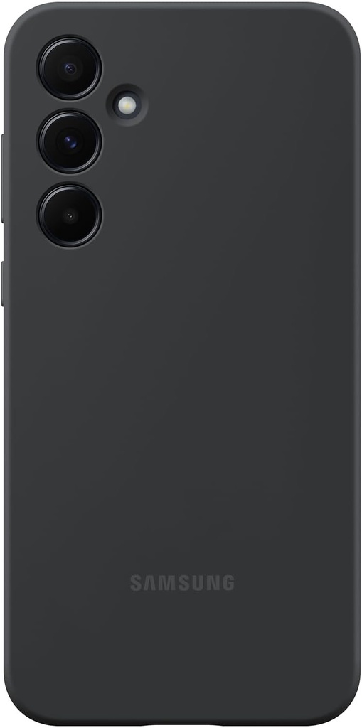 Husa SAMSUNG din silicon moale, colorata, pentru Galaxy A55 5G, neagra