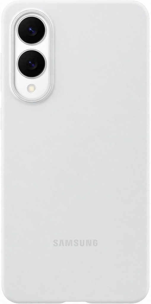 Husa SAMSUNG din silicon, morbida colorata, pentru Galaxy S25 Edge, gri deschis