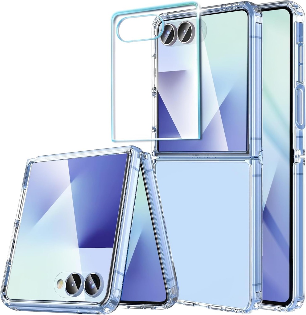 Husa Samsung Flip 7, rezistenta la socuri, antizgarieturi, transparenta, subtire, TPU, din silicon, pentru Galaxy Z Flip 7, Z Flip 7