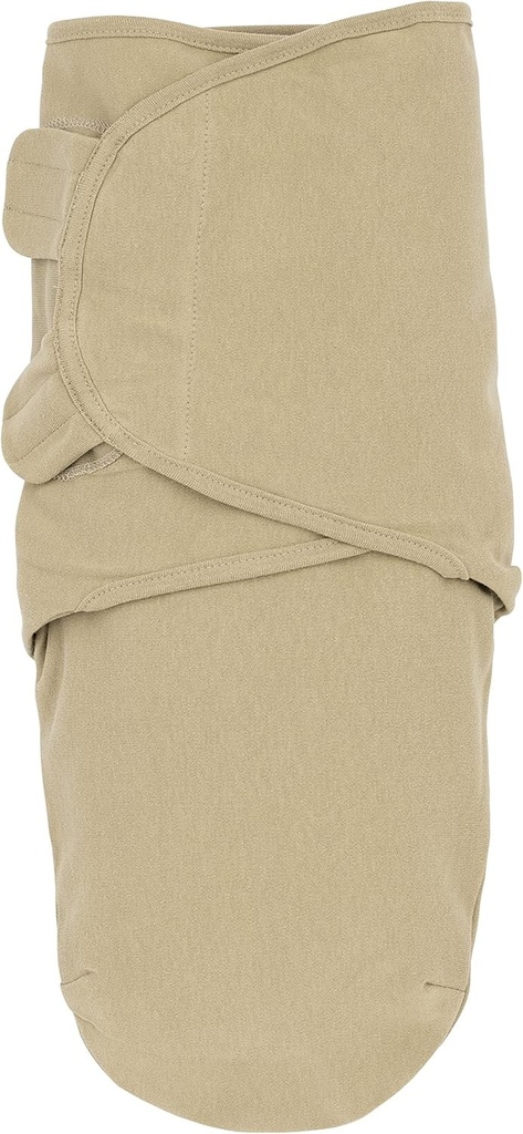 Sac de infasat Meyco Baby Uni, Produse esentiale pentru nou-nascuti (infasat pentru bebelusi 4-6 luni, confort moale in timpul somnului, 100% bumbac, respirabil, ajutor pentru somn), Nisip