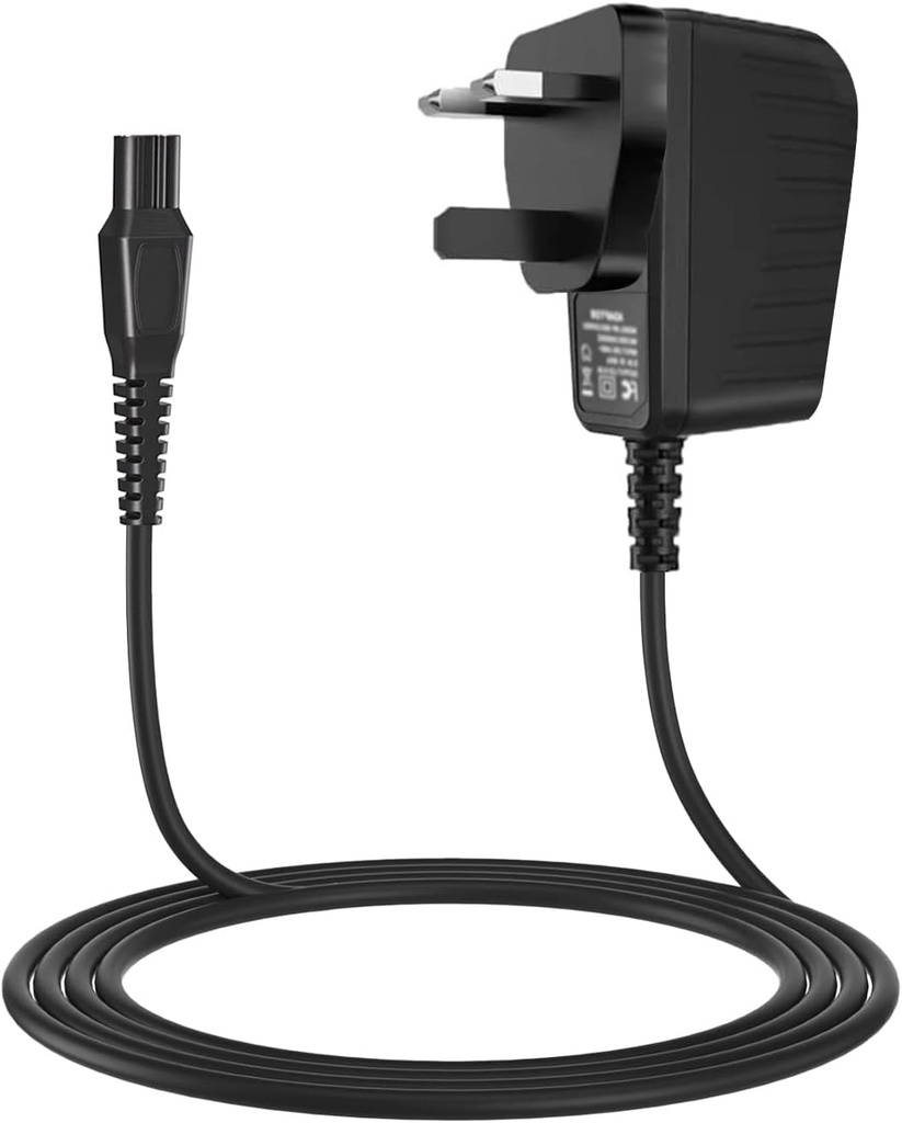 Incarcator de 15V pentru aparatul de ras Philips HQ8505, incarcator pentru aparatul de ras seria 5000, 7000, 9000, cablu de alimentare pentru aparatul de tuns barba Phillips BT5502 BT9810 S3233 S1332 MG7750 MG7790 S5465, cablu de alimentare pentru aparatul de ras electric Aquatouch