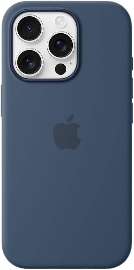 Husa Apple Custodia MagSafe din silicon pentru iPhone 16 Pro - Denim