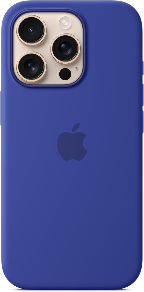 Husa Apple din silicon cu MagSafe pentru iPhone 16 Pro - Albastru ultramarin