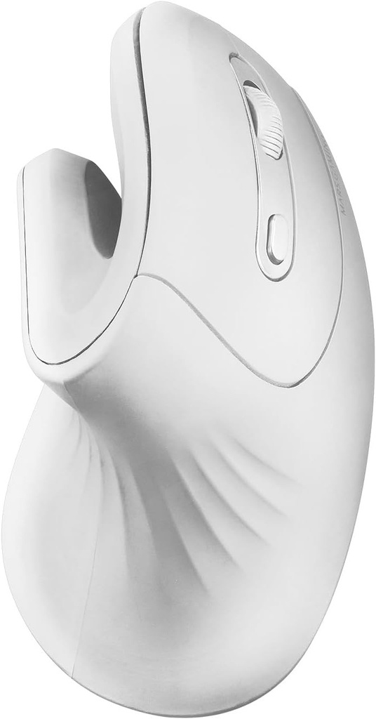 Mars Gaming MMW-ERGOPRO Alb, Mouse Wireless Vertical Ergonomic, Design Pliabil, Senzor Optic 3200DPI, Comutatoare Huano, Receptor Wireless 2.4GHz, Suport Multi-Platforma