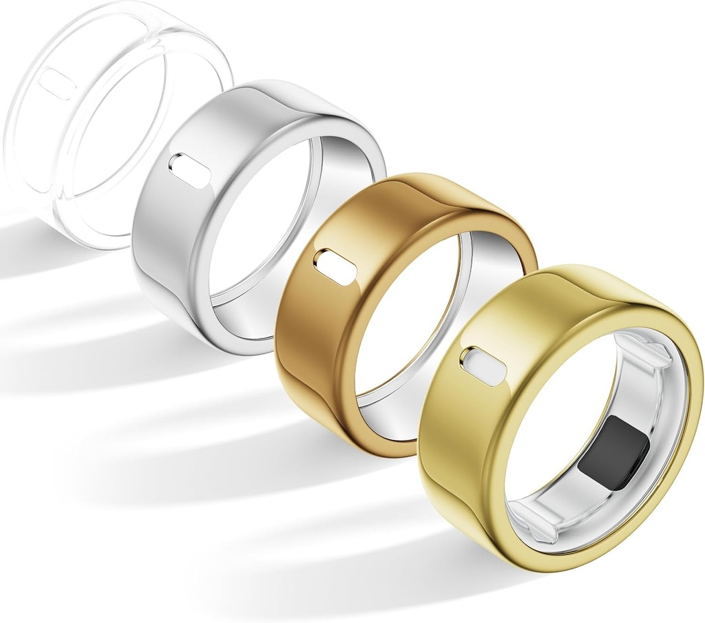 Husa de protectie compatibila cu Oura Ring Gen 4/3 Horizon/Gen 3 Heritage, suporta incarcarea cu husa, TPU rezistent la zgarieturi, protectie ultra-umana pentru inel cu aer pentru barbati si femei, antrenament, sala de sport
