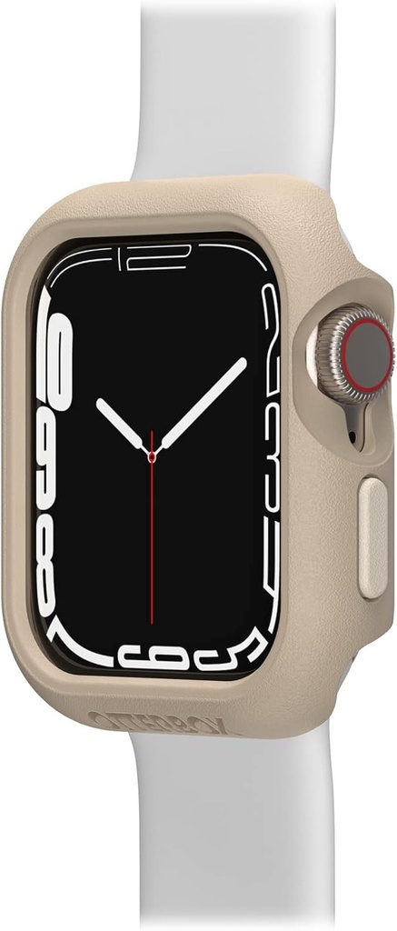 Carcasa de protectie OtterBox All Day Watch pentru Apple Watch Series 9/8/7 - 41 mm, rezistenta la socuri, caderi, eleganta, pentru Apple Watch, protejeaza ecranul si marginile, bej