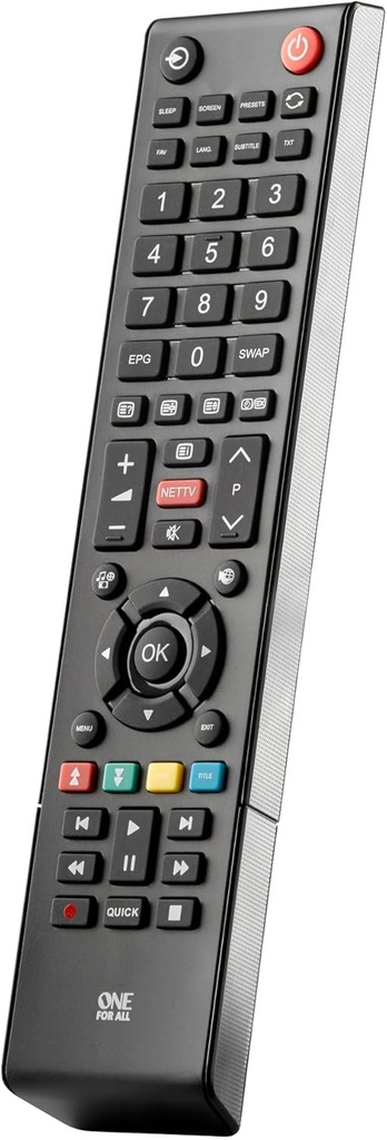 Telecomanda TV Toshiba One For All - Functioneaza cu TOATE televizoarele Toshiba / Smart TV - telecomanda TV ideala de inlocuire - URC1919