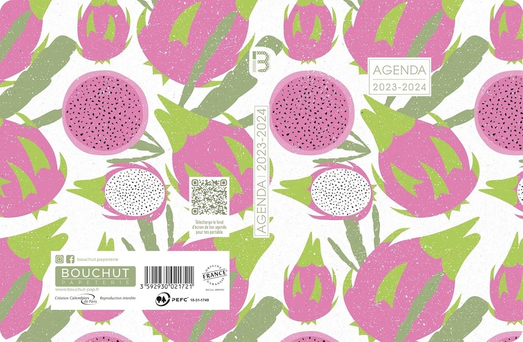 AGENDA PITAYA 12 x 17 cm BOUCHUT
