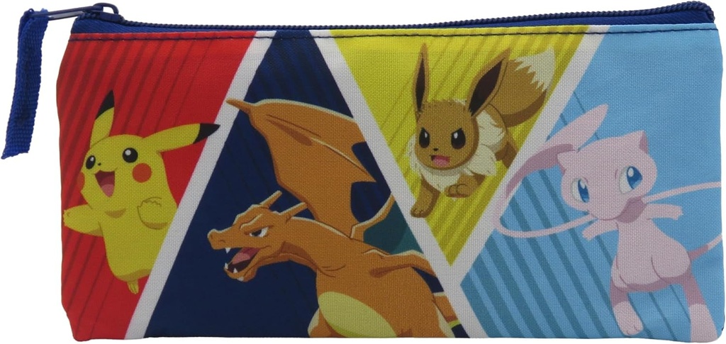 Set de papetarie Pokemon CYPBRANDS, penar, creion, radiera, ascutitoare, pix, evidentiator, autocolante, multicolor, produs oficial
