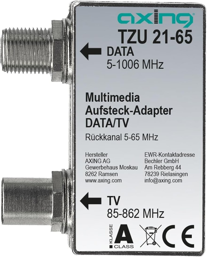 Adaptor multimedia Axing TZU 21-65