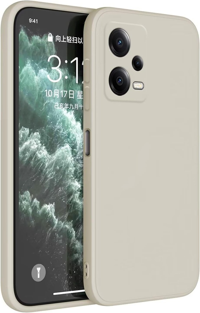 Husa de telefon Topme pentru Redmi Note 12 Pro 5G (6,67" inci), carcasa de protectie din silicon TPU - Negru
