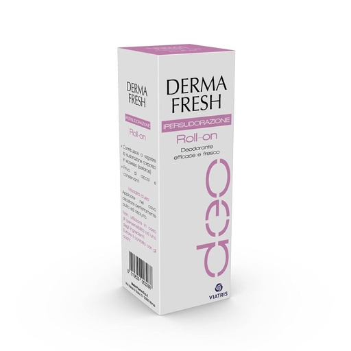 Dermafresh Hiperhidroza, Deodorant Roll-On Activ, Antiperspirant, 75 ml