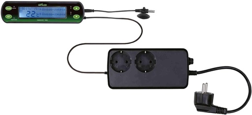 Termostat digital cu circuit dublu Trixie pentru reptile, 16 x 4 cm